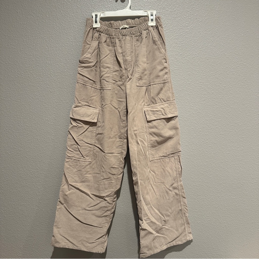 Brandy Melville velvet cargo pants